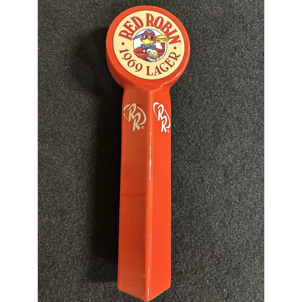 Red Robin Burger Restaurant 1969 Lager Beer Tap Handle 10" Collectable B-18 - Picture 1 of 8